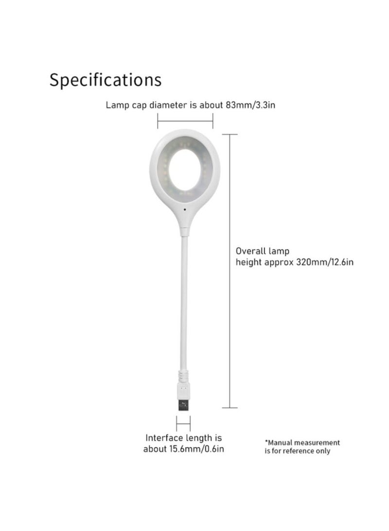 DIGI CORE 2 Pcs USB Intelligent Voice Control Lamp,Voice Activated Lights Smart Voice Small Table Lamp, Voice Control Lamp, Small Night Light for Home Learning and Office, Portable Outdoor LED Night Light - Image 4