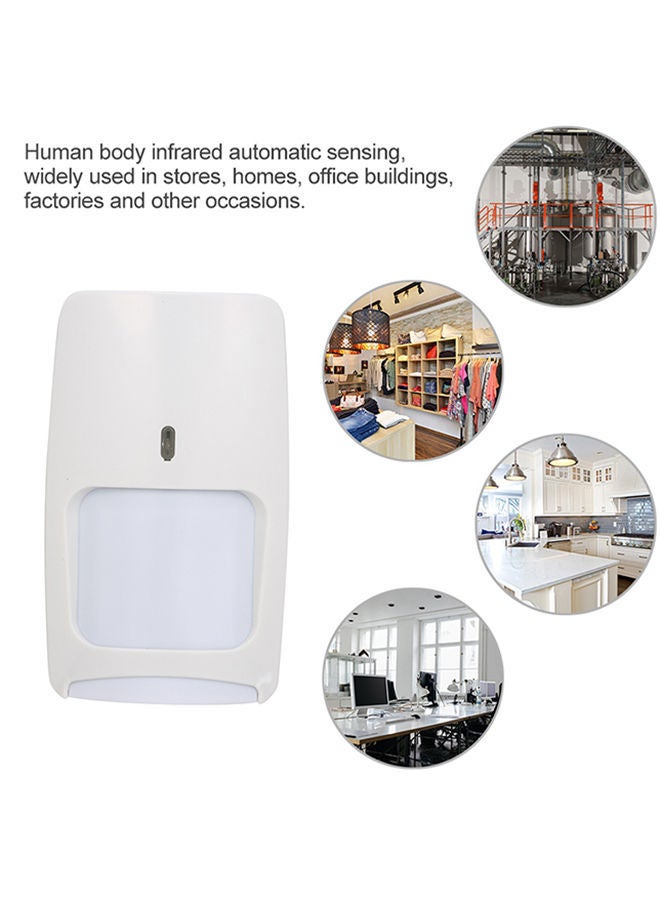 نيبمينينت كاشف حركة سلكي ثنائي التقنية يعمل بالأشعة تحت الحمراء والميكروويف أبيض 13.1x5.4x7.5سنتيمتر - Image 5