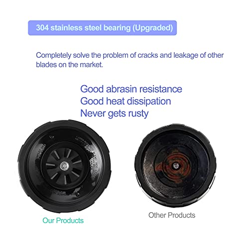 PODCAY 1-pack Extractor Blade Assembly 7 Fins Ninja Blender Blade Ninja Blender Replacement Parts Compatible with Ninja Blenders Auto iQ BL480 BL482 BL642 BL682 NN102 - Image 5