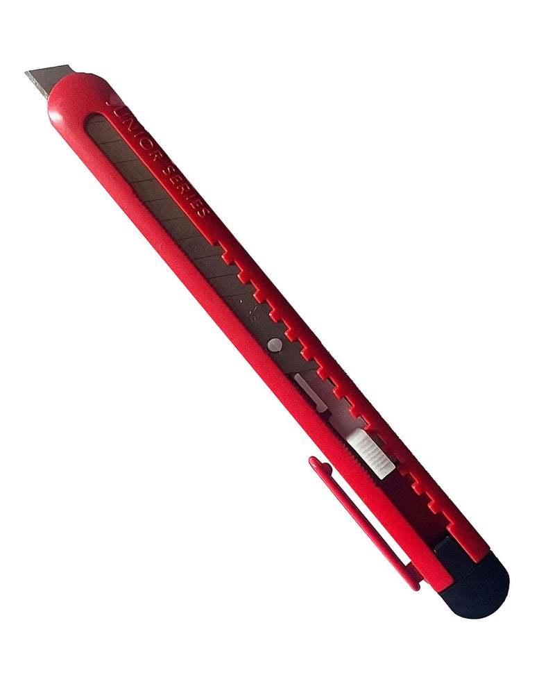 XML 9 mm Cutter Knife With 10 Replacement Blades For Office and Home use Mini Paper Cutter Stationary Item - Image 3