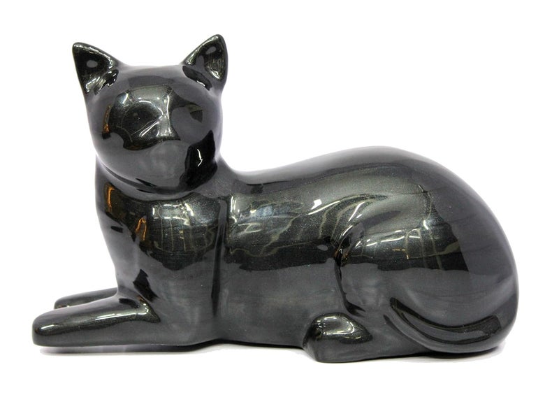 ESPLANADE Cat Kitten Shape Cremation urn Memorial Funeral Burial FullSize urn for Ashes - Image 1