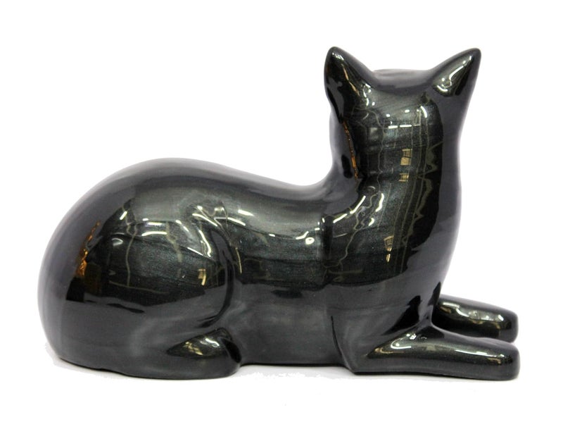 ESPLANADE Cat Kitten Shape Cremation urn Memorial Funeral Burial FullSize urn for Ashes - Image 4