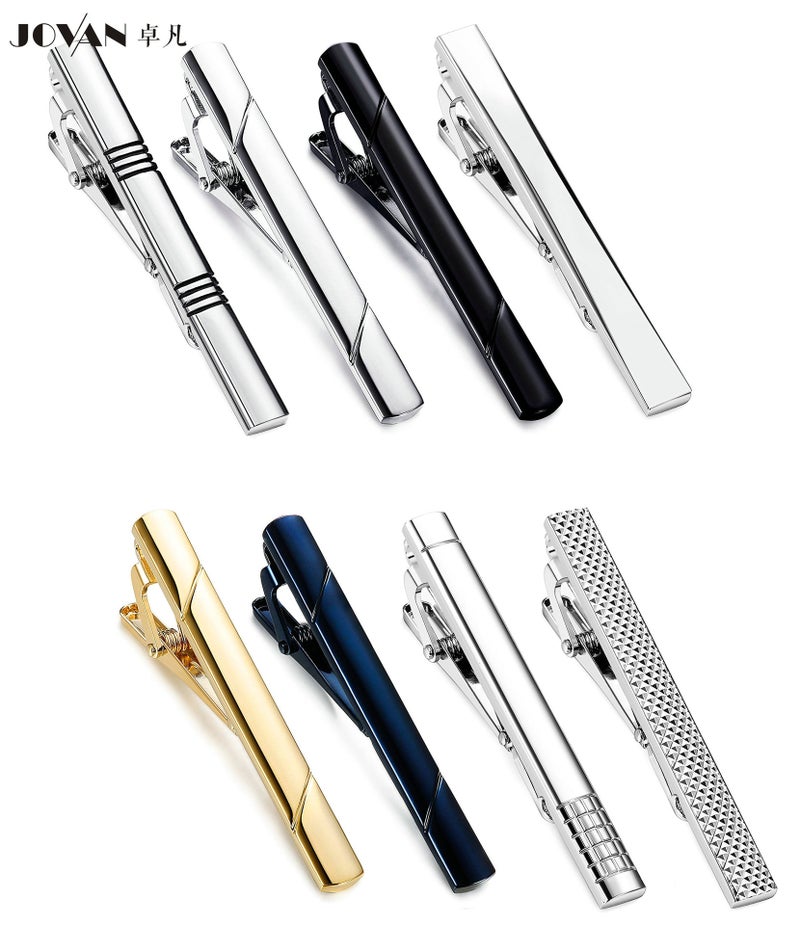 Zhuofan Men'S Tie Clip Collar Accessories Simple Korean Style Tie Clip Can Be Added With Logo Set - Image 2
