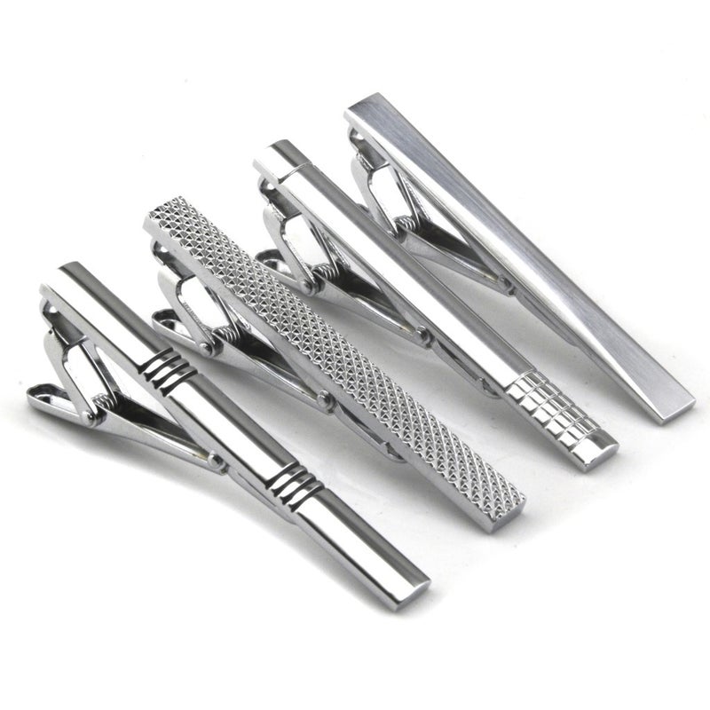 Zhuofan Men'S Tie Clip Collar Accessories Simple Korean Style Tie Clip Can Be Added With Logo Set - Image 3