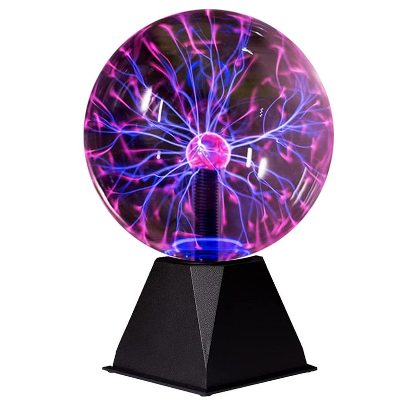 mcoplus 7 Inch Plasma Ball, Plasma Lamp/Light, Plasma Electric Nebula Lightening Ball, Touch & Sound Sensitive, for Parties, Home, Decorations, Gift for Holiday and Birthday, Novelty - Image 1