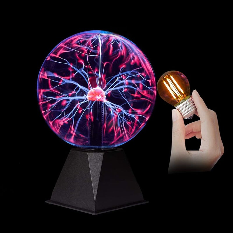 mcoplus 7 Inch Plasma Ball, Plasma Lamp/Light, Plasma Electric Nebula Lightening Ball, Touch & Sound Sensitive, for Parties, Home, Decorations, Gift for Holiday and Birthday, Novelty - Image 3