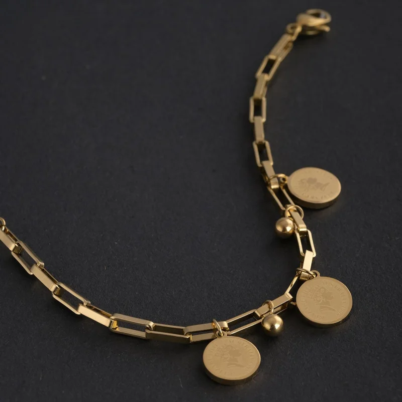 Palmonas  PALMONAS Blizabeth Bracelet for Women | 18K Gold Plated, Waterproof & Anti-Tarnish for Women | Best Price UAE