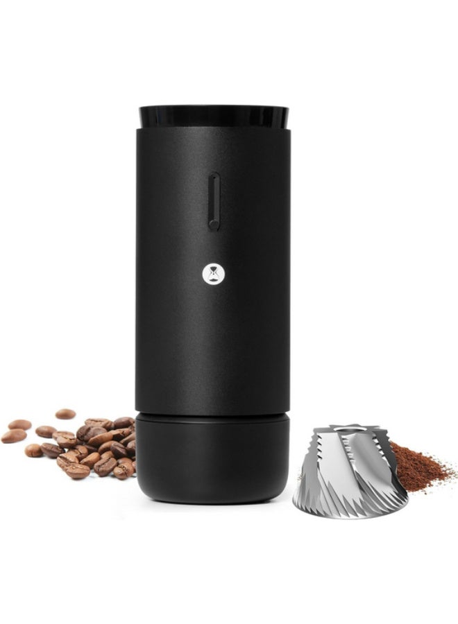 TIMEMORE Burr Coffee Grinder, Portable Electric Grinder with Metal Body, 30 Precise Settings for Espresso to French Press, Low Noise Design, Auto Stop & Clog Protection for Home & Outdoor Use (Black) - Image 1