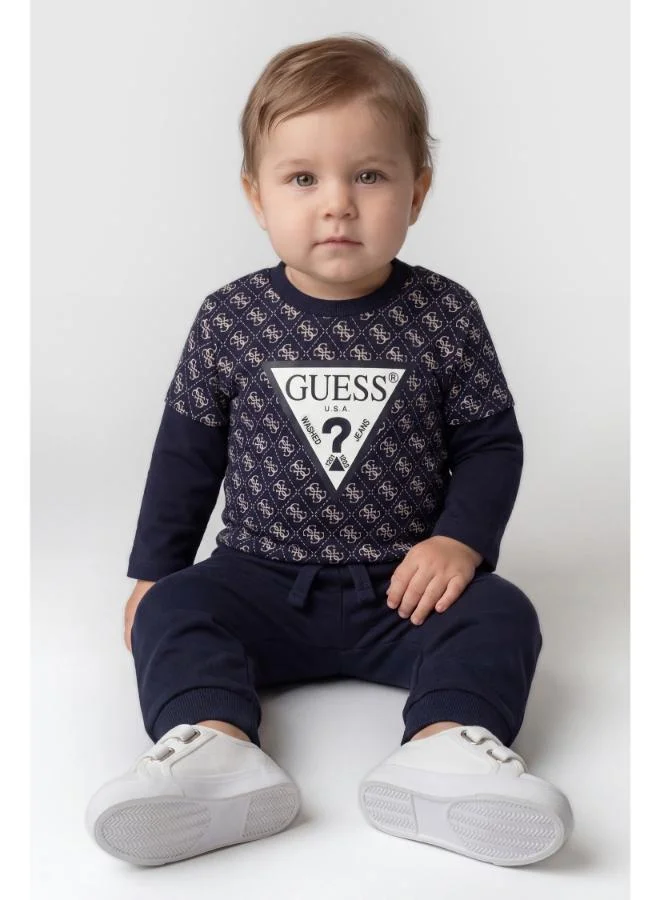 GUESS Kids Set Long Sleeve  T-Shirt+Active Pants