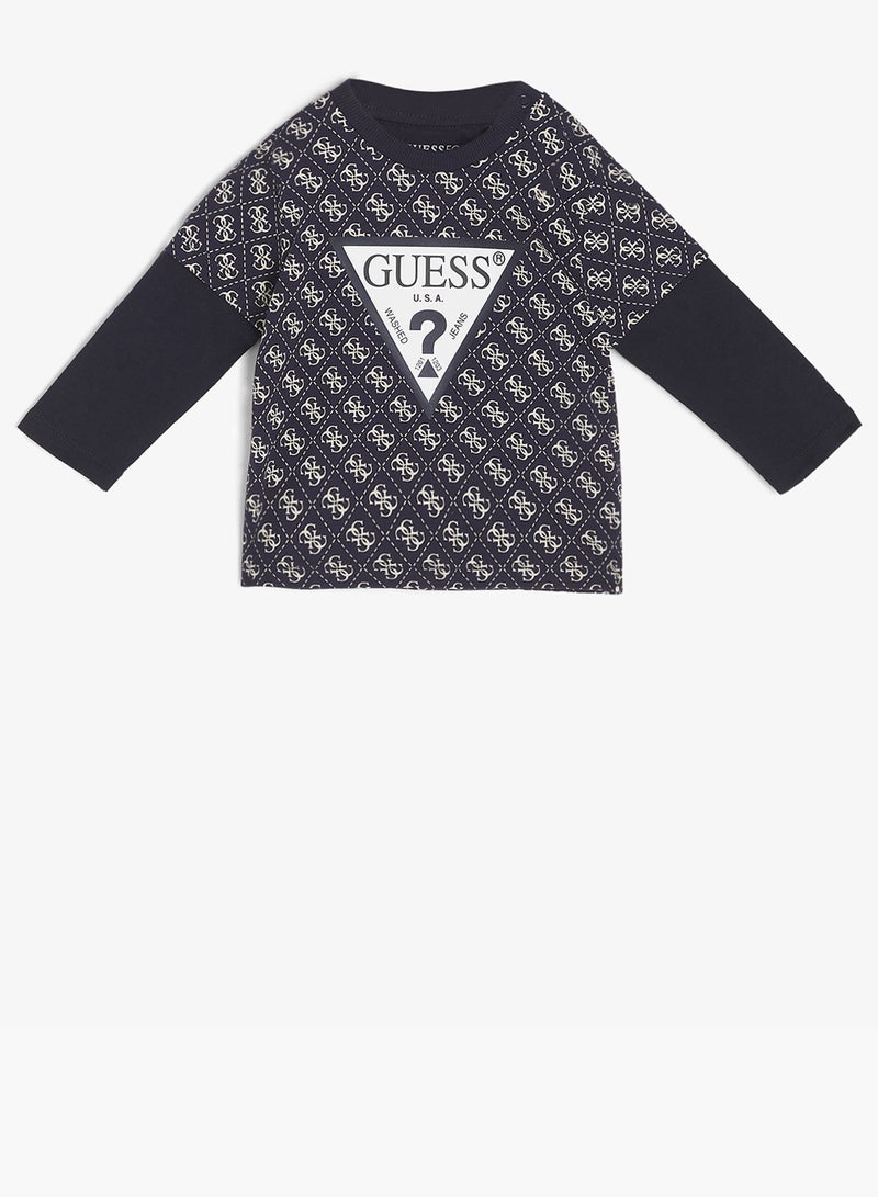 GUESS Kids Set Long Sleeve  T-Shirt+Active Pants - Image 2