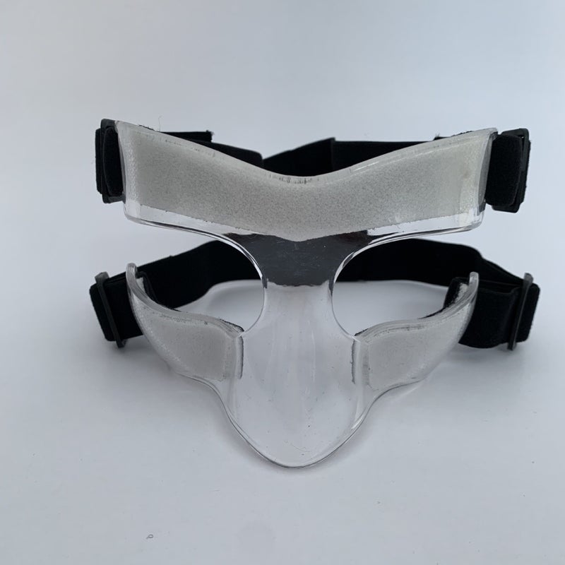 Generic Basketball Nose Guard Face Mask Protection Padded half-frame basketball mask