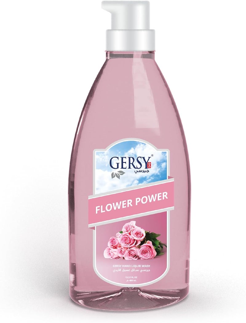 Liquid Hand Wash – Flower Powder – Delicate Floral Scent – 400ml - (BY Al Emlaq)