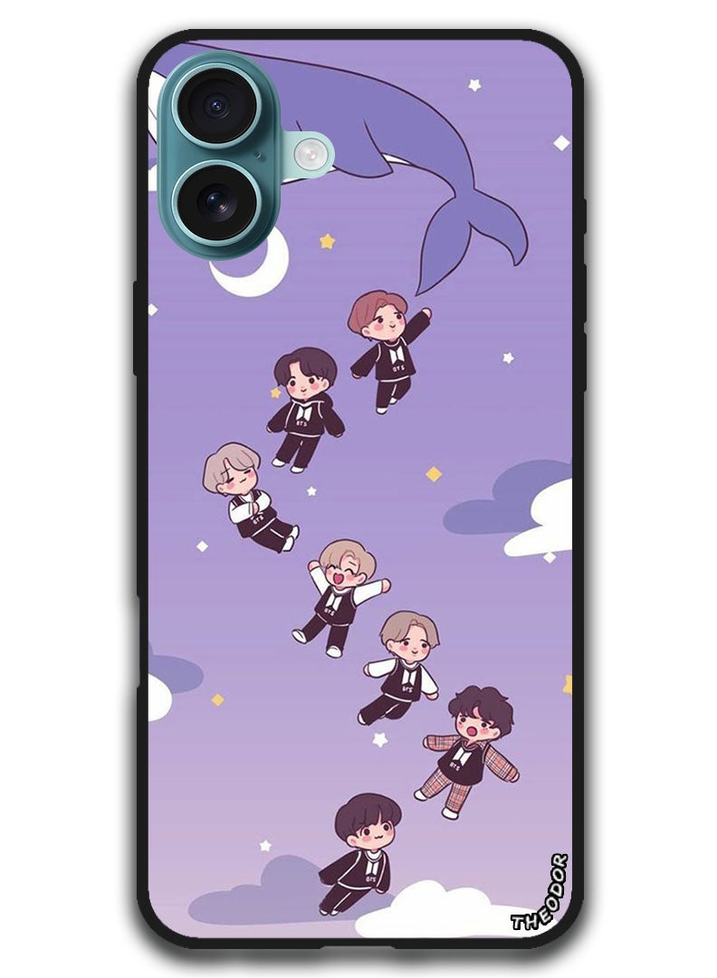 Theodor Protective Case Anti Scratch Shock Proof Bumper Cover For iPhone 16 Plus (6.7)-inch BTS (2) - Image 1