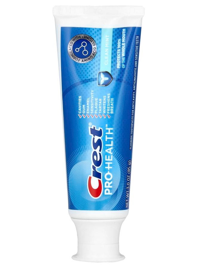Crest معجون أسنان برو-هيلث بالفلورايد بنكهة النعناع النظيف 3 أونصات (85 جرام)