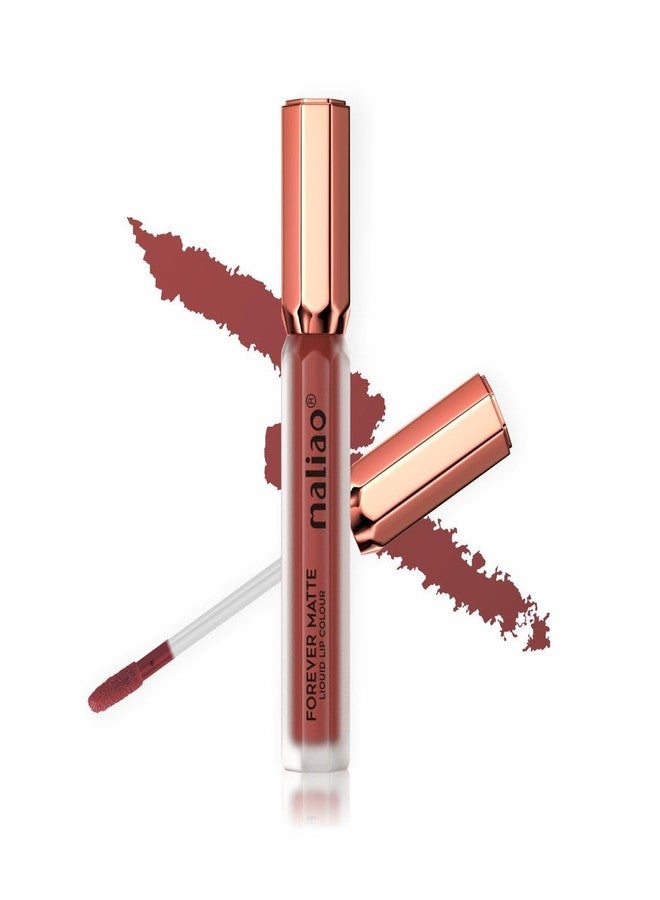 Maliao Forever Matte Liquid Lip Colour - Long-Lasting & Waterproof Elegance (11-BRUNCH NUDE) - Image 1