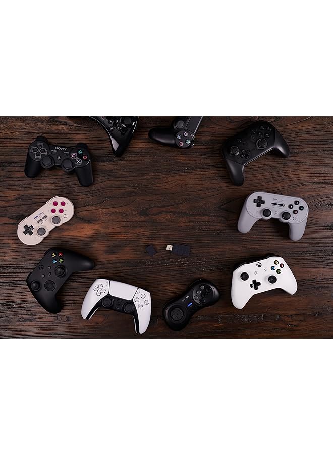 8Bitdo Wireless Usb Adapter 2 For Switch Switch Oled Windows Pc Mac And Raspberry Pi For Ps5 Ps4 Switch Pro Controller And More (Nintendo Switch//) Black - Image 4