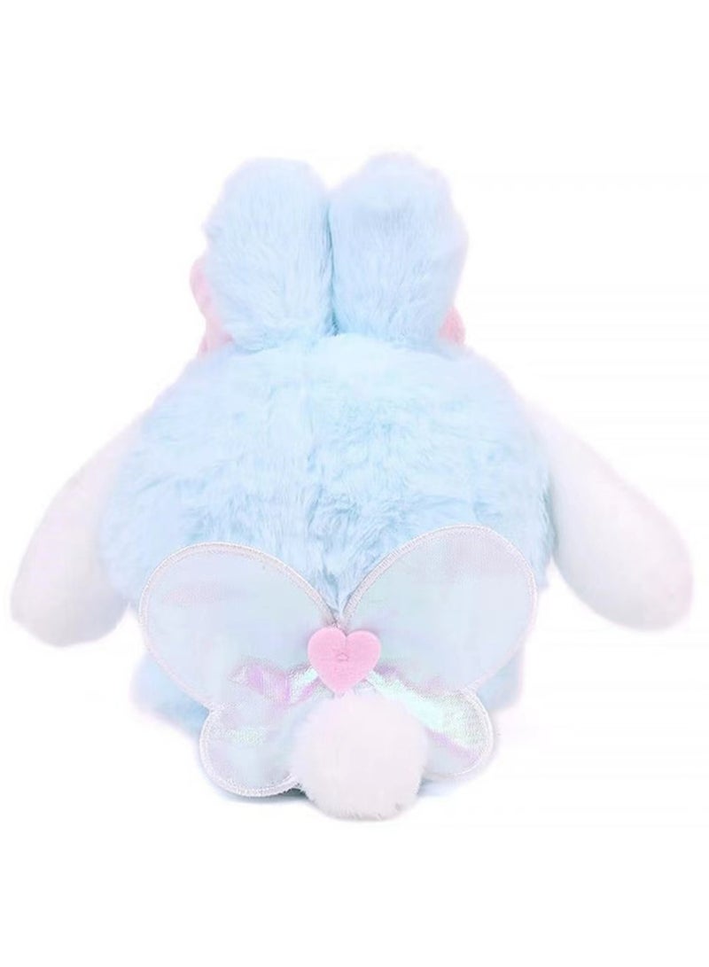 Two-piece doll + pendant (Cinnamon Dog)rabbit ears and wings series plush toy bag pendant gift ornaments  - Image 4