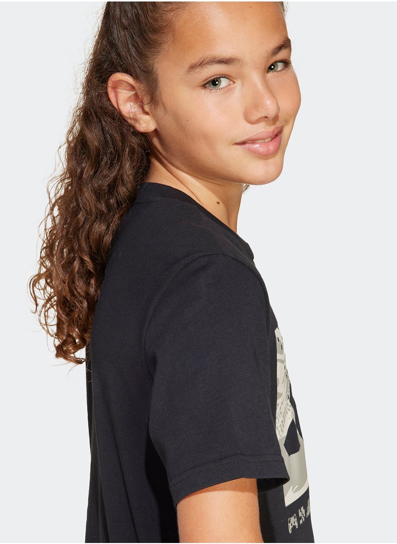 Adidas Youth Camo Graphic T-Shirt  - Image 3