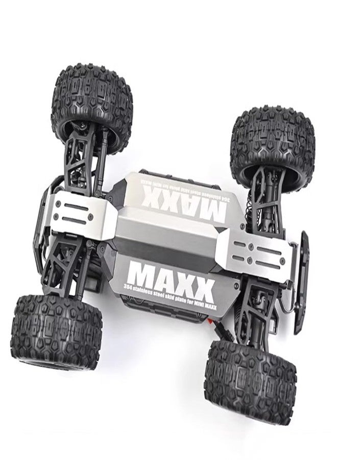 XinGeeek Stainless Steel Chassis Armor Set Front Center Rear Skid Plate Full Protector Guard Plate for Traxxas Mini Maxx RC - Image 3