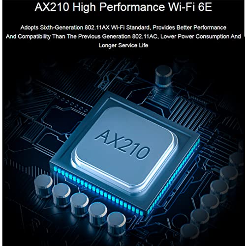Waveshare Wireless AX210 NIC, Gigabit Tri-Band Wi-Fi 6E, 802.11AX Standard, Bluetooth 5.2, AX210 NGW WiFi Card, MU-MIMO NGFF (M.2 A/E Key) Interface,Support Linux, Windows 10/8.1/8/7 - Image 4