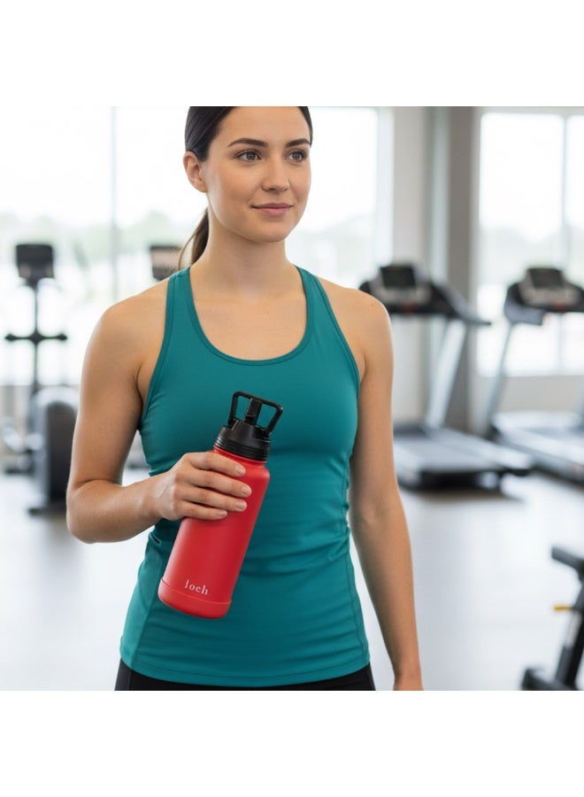 لوك زجاجة قياسية  مل أحمر ناري - Image 4