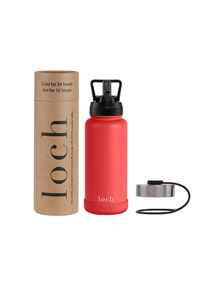 LOCH STANDARD BOTTLE 900ML (32oz) Fire Red - Image 1