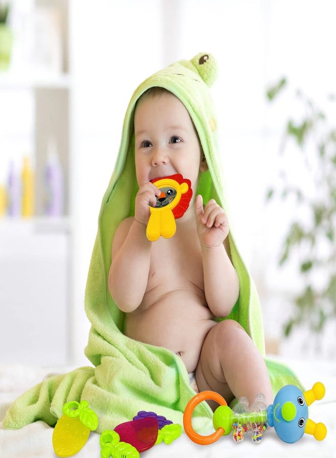 AIVIAI Baby Toys 0-6 Months Infant Toys 0-3 Months Infant Rattles Baby Rattle Teether Toy Set with Storage Box Musical rattles for Newborn Boy Girl Gifts Set with Baby's First Rattle Teether (11pcs) - Image 2