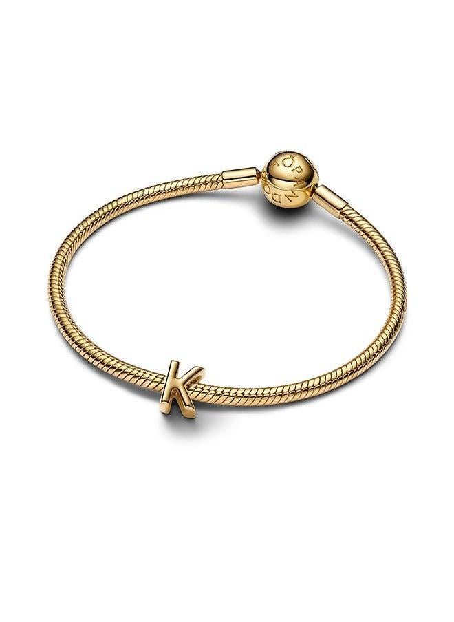 PANDORA Letter K Alphabet Charm - Image 3