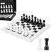 MARBLE RANGE Marble Chess Set for Adults 10 Handmade White Black Board Game with 32 Chess Pieces 2 Extra Queens Storage Box Luxury Travel Game Elegant for Home Decor - Image 2