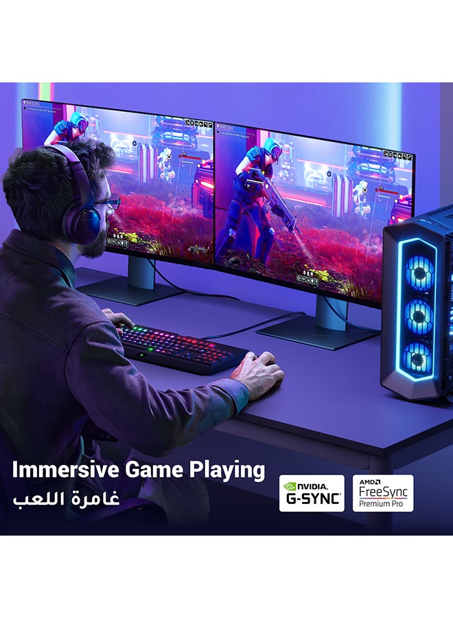 يو جرين كابل DisplayPort 8K Ultra HD DisplayPort 1.4 ذكر إلى ذكر كابل مجدول من النايلون SPCC، يدعم دقة 7680x4320 8K@60 هرتز 4K@144 هرتز 2K@165 هرتز HDP HDCP لشاشة الألعاب HDTV-1M أسود - Image 4