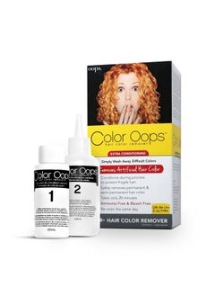 Color Oops Color Oops Extra Conditioning Hair Color Remover, 1 Application, Hair Dye Remover Processes in 20 Minutes, Safely Removes Permanent & Semi-Permanent Hair Color, Ammonia & Bleach Free  - Image 1