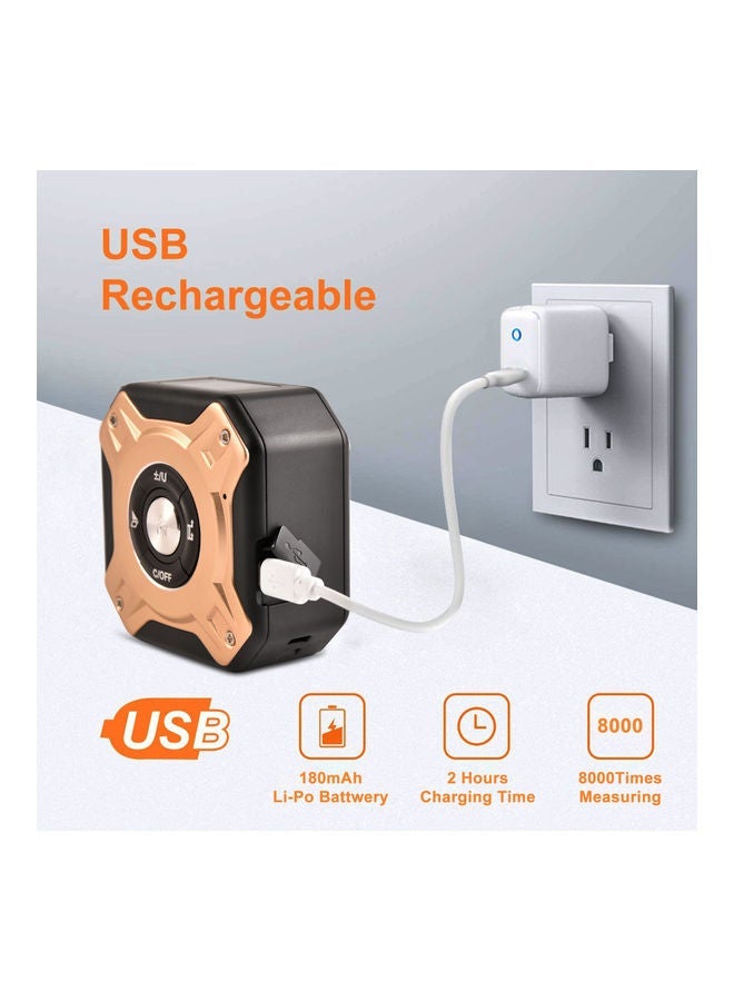 NIBEMINENT 2-In-1 Handheld Electronic Infrared Rangefinder Tape Measure With LCD Display Blue/Silver - Image 4