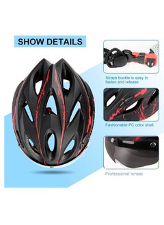 Adult rider bicycle sports crash helmet, bicycle helmet with goggles, motorcycle helmet, riding helmet - pzsku/Z8AC9D1AD7BC3DFCD8FFBZ/45/_/1735026425/4bd51fa7-3c30-419e-a41e-1b88c79b4faf