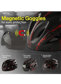 Adult rider bicycle sports crash helmet, bicycle helmet with goggles, motorcycle helmet, riding helmet - pzsku/Z8AC9D1AD7BC3DFCD8FFBZ/45/_/1735026430/74b1414d-00ad-4854-b90e-b08e15cee795