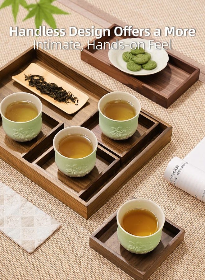 Zens Japanese Tea Cups Set of 4 – 210ml Ceramic Tea Cups, Gradient Green Glaze, Embossed Design – Handleless Matcha & Gongfu Cups, Traditional Asian Style - Image 5