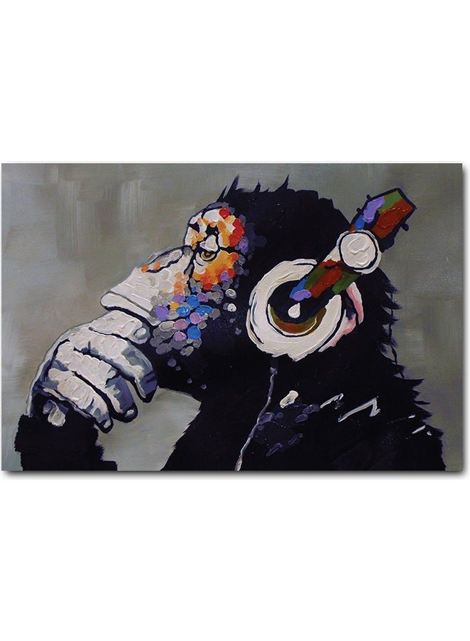 RYN فن جدار قرد رائع متعدد الألوان 40x60 سم - Image 1