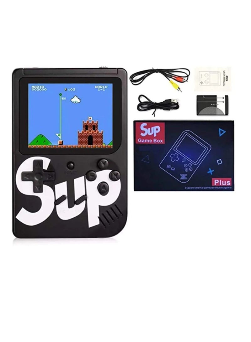 SUP SUP Game Box Plus 400 in 1 Retro Games Upgraded Version Mini Portable Console Safe Retro Box Console Game Toy For Kids Black - Image 1