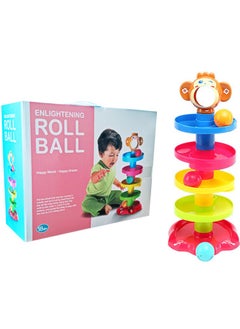 Kandy Toys Roll Ball Multicolored Durable And Sturdy For Long Term Use Kids Toy 17*18*40.5cm  - Image 1