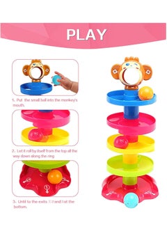 Kandy Toys Roll Ball Multicolored Durable And Sturdy For Long Term Use Kids Toy 17*18*40.5cm  - Image 4