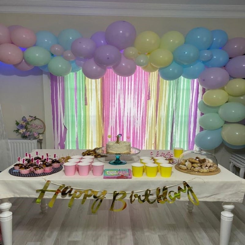Party Crave Party Crave Crepe Paper Streamer Ribbon Roll 93 inch75 Ft for BirthdayWedding AnniversaryParty Event SuppliesBaby Shower Many More Special Occasions6pc Light Pink - Image 3