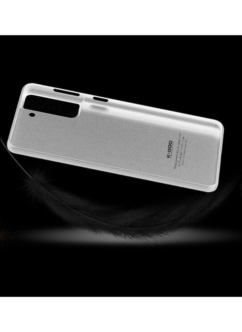 K-Doo - Air Skin Case Ultra Slim Back Cover Skin for Samsung Galaxy S21 Frosted Anti Slip Full Coverage Clear - Image 1