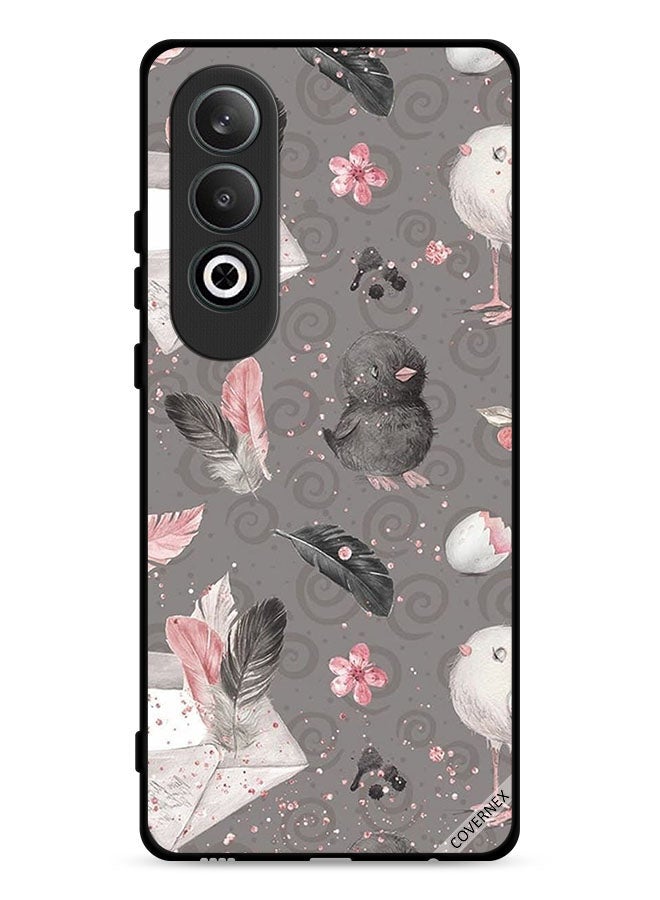 Covernex Oppo K12 5G Protective Case Cover Feathers & Chicks - Image 1