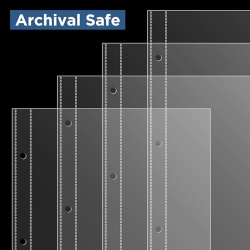 CollectHall 6 x 9 Brochure Sleeves, 50 Pack, Page Protectors for Broadway Play Programs and Theater Programs, Top-Loading Sheet Protectors - Image 4