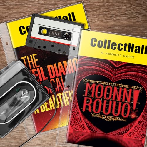 CollectHall 6 x 9 Brochure Sleeves, 50 Pack, Page Protectors for Broadway Play Programs and Theater Programs, Top-Loading Sheet Protectors - Image 2