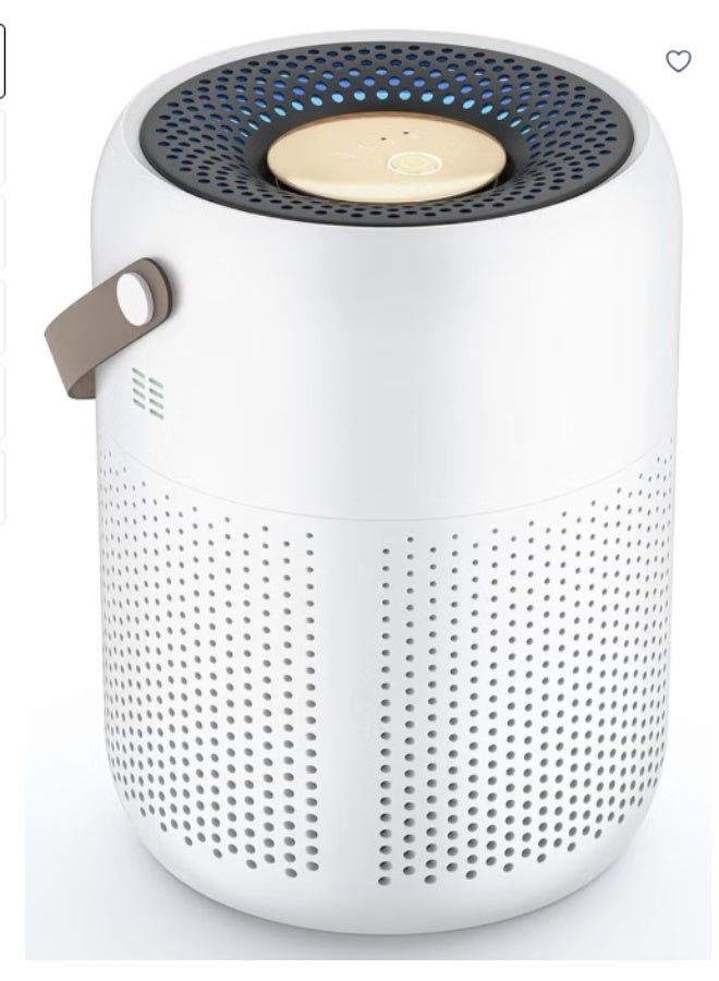 Portable Air Purifier, Compact Personal Air Cleaner for Small Rooms 20㎡ Coverage, Perfect for In-Car, Desktop, Travel & Bedroom Use