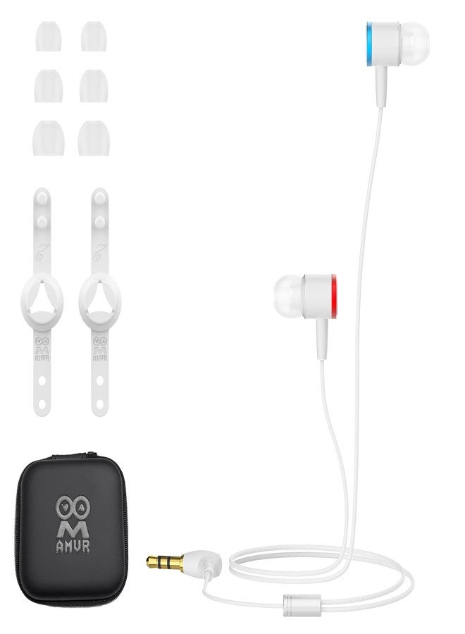 AMVR Noise Isolating Earbuds Earphones Custom Made Compatible with Meta Quest 2 VR Headset, with 3D 360 Degree Sound in-Ear Headphones and Earphone Silicone Holders (Not Compatible with Q3/Q3S) - Image 1