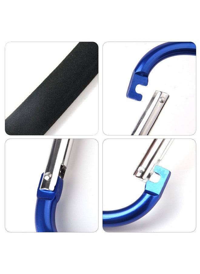 sansheng 4 Pack Large Carabiner 5.5" D Style Click and Carry Bag Carrier Stroller Hooks(Black and Blue) - pzsku/Z8ACA371B13E3D70EE284Z/45/_/1740982897/d4423e88-709b-4d5f-9e7d-5ef6b9bbdd77