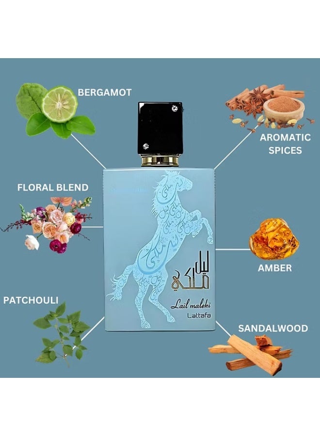 Lattafa Lail Maleki EDP For MEN 100ml - Image 2