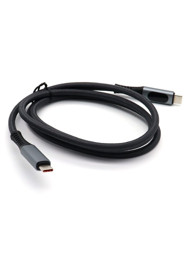 Rock Pow - 240W USB 4.0 Cable 40Gbps 8K@60Hz PD Type C Cord USB C to USB C Male to Male Cable Cord for Computer Type-C Laptop Pad Hub - Image 1