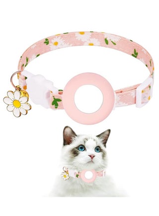 Cat Collar for Airtag Kitten Collar Breakaway with Silicone Airtag Holder Bells and Flower Charm for Girl Cats Boy Cats Small Dogs Pink - pzsku/Z8ACA4A3D8DFF596CDB59Z/45/_/1701679053/cf71edbd-47ac-4de9-824c-2d797591ff6e